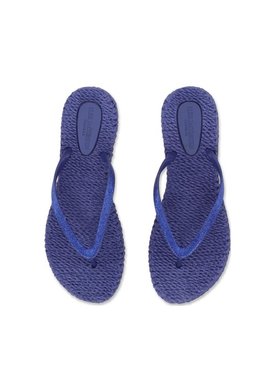 Blue Web Cheerful01 - Lacivert Simli Parmak Arası Terlik-14277
