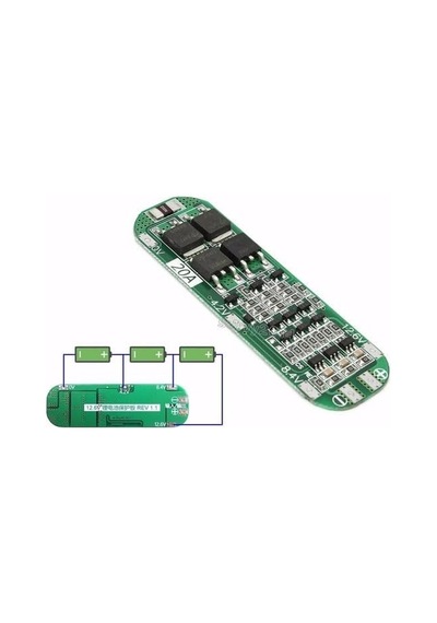 Sanec 3s 20a Bms Pil Şarj Koruma Kartı Lityum Lipo Batarya 18650 Li-ion Sku: Zeus8690010111012