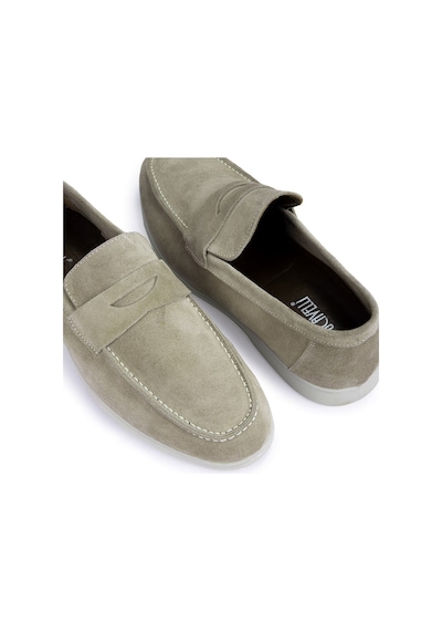 Ante Süet Hakiki Deri Erkek Günlük Ayakkabı Loafer Ayakkabı