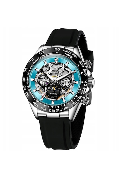 Kronen&söhne Skymarine Skeleton Mekanik Otomatik Erkek Kol Saati Gümüş