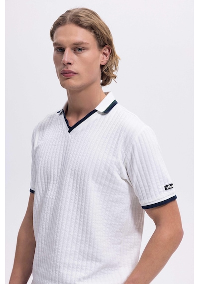 Ellesse Erkek Polo Yaka T Shirt Em491-of Beyaz Beyaz