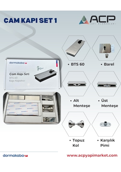 Bts 60 Kapı Kapatıcı Cam Detay Set 2