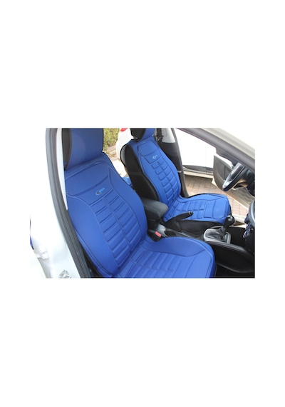 Geely Emgrand Uyumlu Lüx Oto Koltuk Minderi Ön Arka 5'li Set Mavi Fs