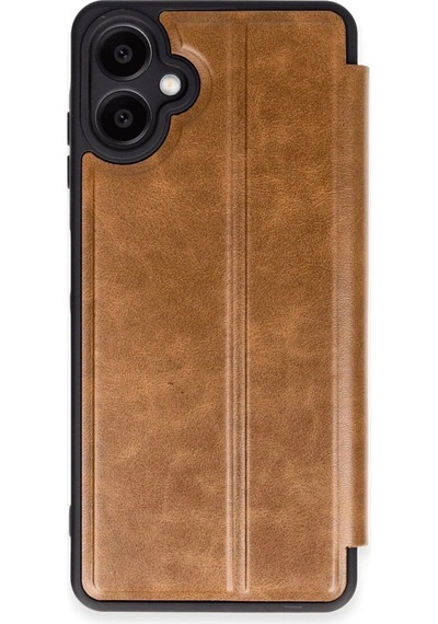 Galaxy Uyumlu  A07 4g Flip Cover - Taba - Yluh-867323