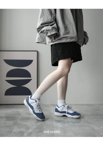 Nike Air Jordan 11 Retro Low "diffused Blue" Spor Ayakkabı Gri