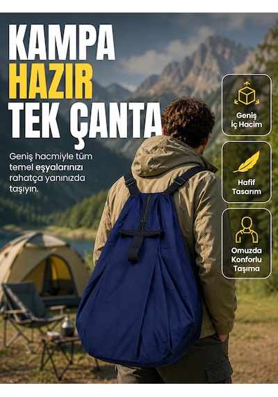 Mey İthalat Okul İş Seyahat Kamp Ve Günlük Kullanım İçin Çok Amaçlı Taşıma Çantası