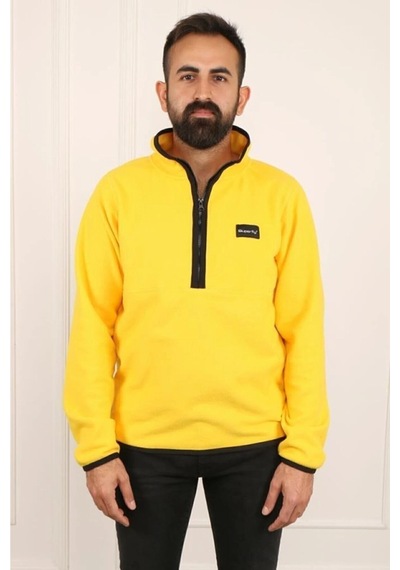 Superfly Men Polar Sweat Erkek Kahverengi Sweatshirt 23208-14 Siyah