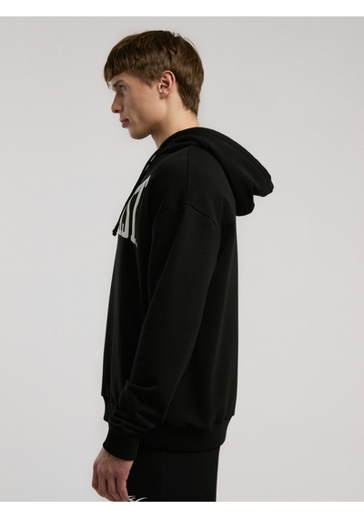 Everlast Ever Classics Comfort Siyah Kapüşonlu Erkek Sweatshirt Siyah
