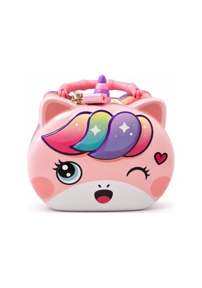 Sevimli Unicorn Metal Kumbara Asma Kilitli