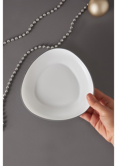 Karaca Agata Opal Cam Çukur Tabak 18 Cm