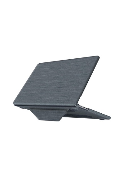 Apple Uyumlu MacBook  Pro 13 2020 Apple Uyumlu MacBook  Kumaş Kapak - Gri Diğer