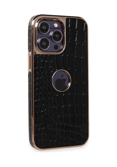 Newface Apple iPhone  Uyumlu  13 Pro Max Kılıf Snake Kapak - Siyah Çok Renkli