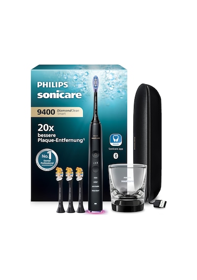 Philips Sonicare Diamondclean Smart 9400 Elektrikli Diş Fırçası, Uygulamalı Sonik Diş Fırçası, Basınç Sensörü, Fırça Başlığı Algılama, 4 Fırçalama Modu Ve 3 Yoğunluk Seviyesi, Siyah, Model Hx9918/89 Philips Sonicare Diamondclean Smart 9400 Elektrikli Diş Fırçası, Uygulamalı Sonik Diş Fırçası, Basınç Sensörü, Fırça Başlığı Algılama, 4 Fırçalama Modu Ve 3 Yoğunluk Seviyesi, Siyah, Model Hx9918/89