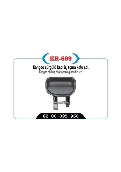 Sürgülu Kapı Kolu Sol Iç Kangoo 1