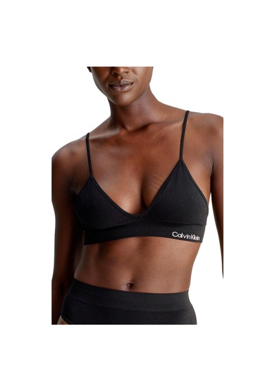 Calvin Klein Trıangle Siyah Kadın Bikini Üstü