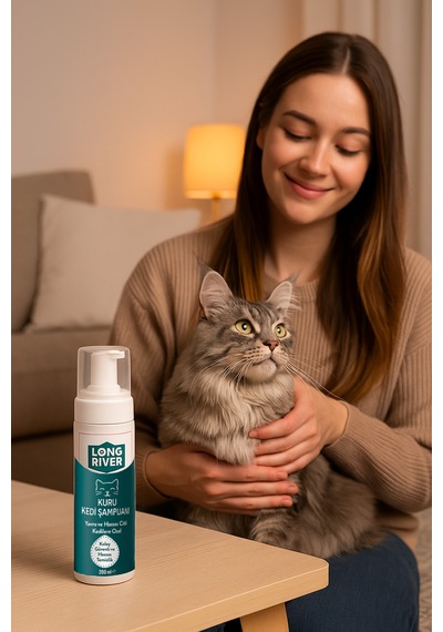 Longrıver Kuru Kedi Şampuanı - Nemlendirici Ve Tüy Bakımı