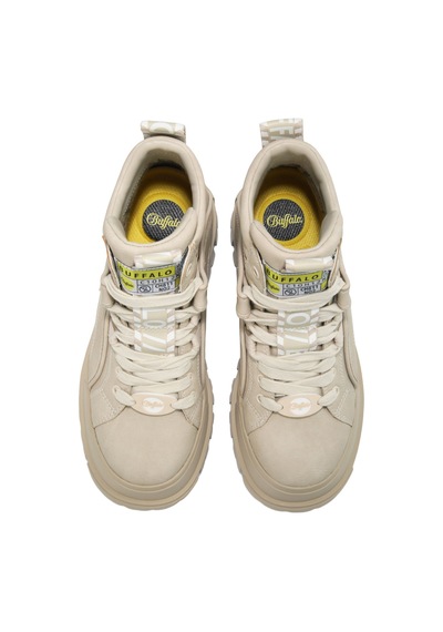 Oxford Klasik Kadın 1622064 Buffalo Aspha Nc Mıd - Vegan Nubuck - Beige Bej