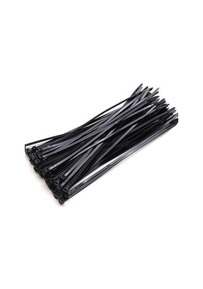 Kablo Bağı Cırt Kelepçe Siyah 3.6x300 Mm 100 Adet