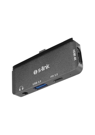 S-link Swv-usbc035 Type-c To Hdmı + Pd + Usb 3.0 3.5mm Aux Port Çevirici Adaptör Kdo