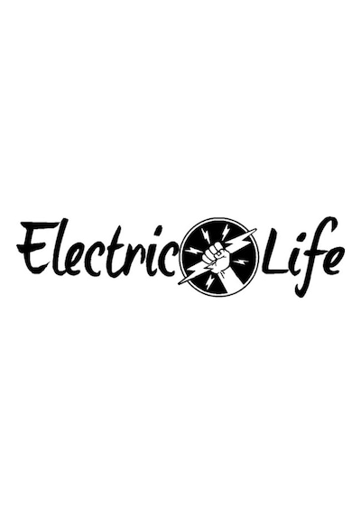 Elektirik Yaşam Araba Sitcker Etiket 20 Cm Siyah