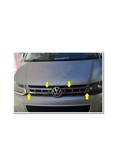 Vw T5 Multivan Krom Ön Panjur 2010-2014 2 Parça Paslanmaz  Çelik