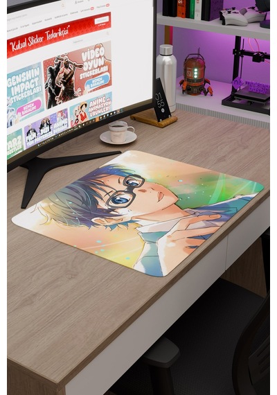 Your Lie İn April Kaymaz Dikişli Kauçuk Oyuncu Mousepad V4 - 48x40 Xl Gaming Mouse Pad Fare Altlığı