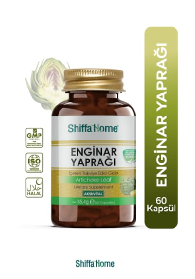 Shiffa Home Enginar Yaprağı 60 Kapsül Bitkisel Takviye Edici Gıda