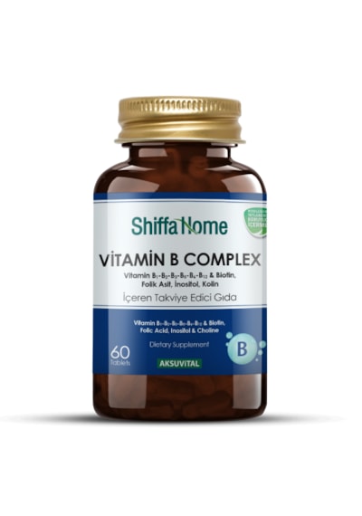 Shiffa Home Vitamin B Complex 60 Tablet Takviye Edici Gıda