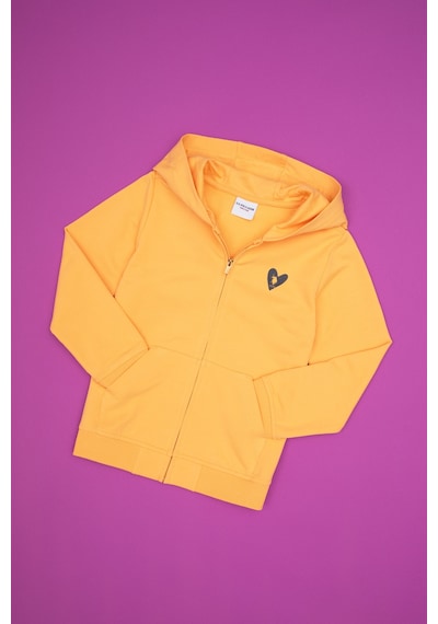 U.S. Polo Assn. Kız Çocuk Mango Kapüşonlu Fermuarlı Sweatshirt 50316873-VR244