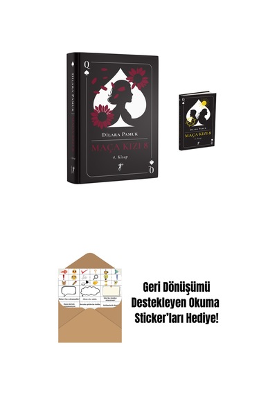 Maça Kızı 8 - 4. Kitap Ciltli + Maça Kızı 8 - 2. Kitap Ciltli + Okuma Sticker'ları
