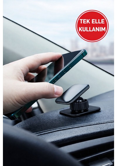 Jel Yapışkanlı Araba Telefon Tutucu Torpido Tipi, Güçlü Tutuş, Navigasyon Standı
