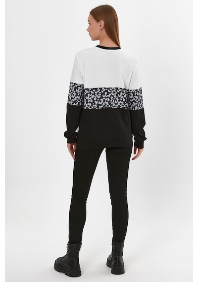 Alexander Gardi ALEXANDERGARDI LEOPAR DESENLİ SWEATSHİRT (B23-26500)