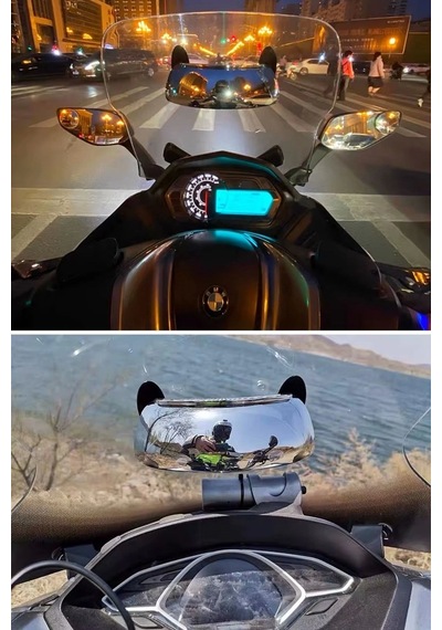 Motosiklet İçin Islanmaya Dayanıklı Geniş Açı Görme Ve Kör Nokta Aynası