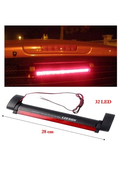 Çakar Modüllü 20 Modlu 32 Ledli Arka Cam 3.stop Lambası 12v.
