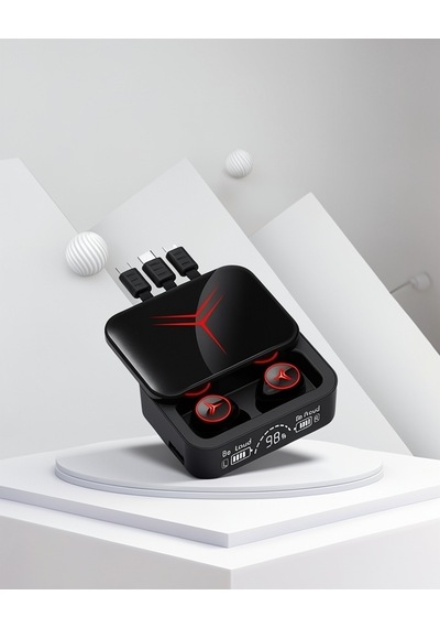 Kablosuz Bluetooth Kulaklık Powerbank Özellikli Hd Mikrofon Göstergeli Belirtilmemiş