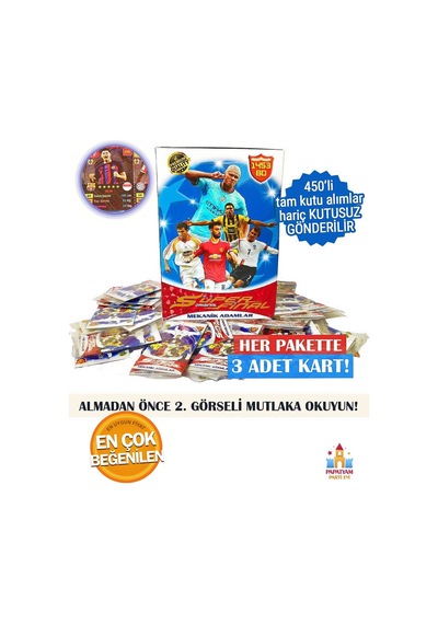 Süper Final Mekanik Adamlar Kart Seti - 60 Paket 180 Adet Kartla Zeka Gelişimini Destekleyin
