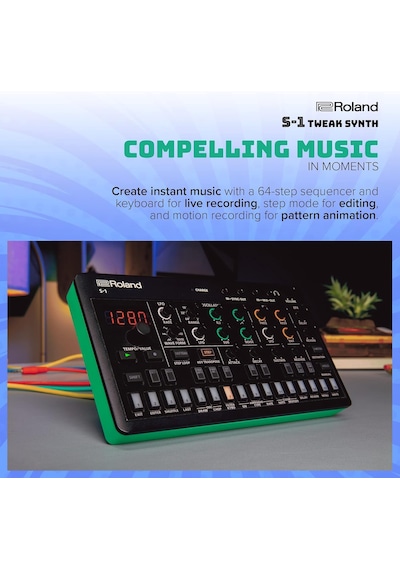 Roland Aira Compact S-1 Tweak Synth Modern Aletlerle Ultra Taşı