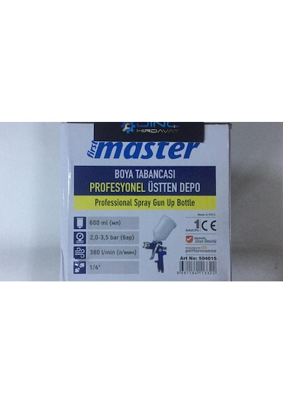 Boya Tabancası Üstten Depo Master 1.4Mm