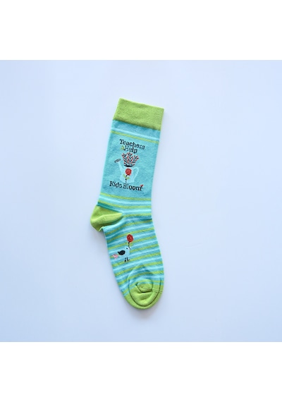 Bidigago Öğretmene Hediye Tasarım Unisex Çorap Renkli