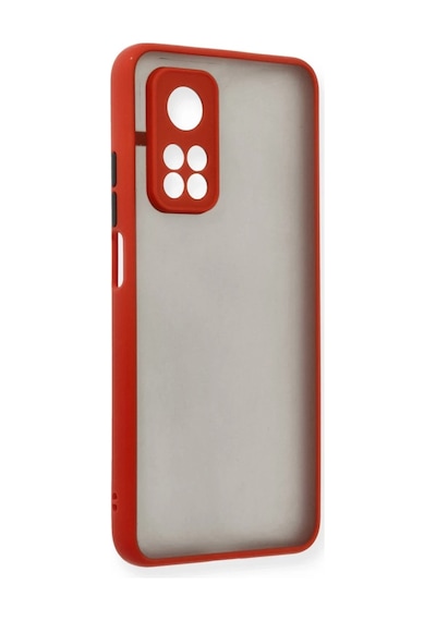 Xiaomi Mi 10t Uyumlu Kılıf Montreal Silikon Kapak - Kırmızı