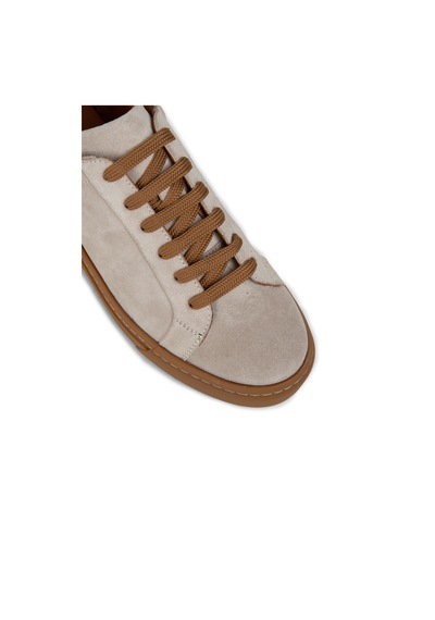 Deery Erkek Hakiki Süet Gri Sneaker Ayakkabı - 02018mgrıc01 Gri