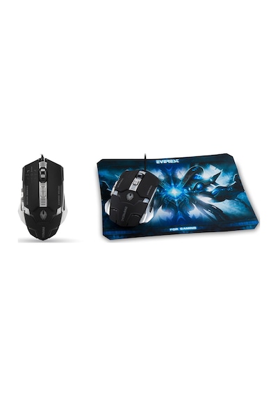 Everest SGM-X9 Kablolu Oyuncu Mouse + Mouse Pad
