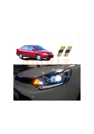 Renault Megane 1 Uyumlu Park Ampulü Beyaz Led Aydınlatma Ampulü Canbus'li
