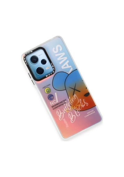 Newface Xiaomi Redmi Note 12 4g Kılıf Estoril Desenli Kapak - Estoril - 6 Mavi