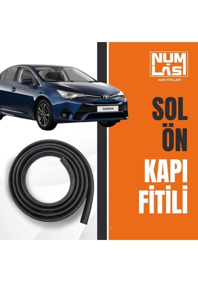 Toyota Avensis 2015-2018 Sol Ön Kapı Fitili-a Kalite-numlas-nm5614