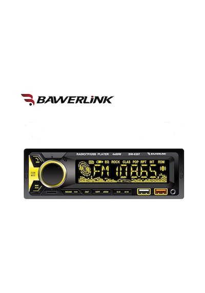 Bawerlink Bw6308 Bluetooth Oto Teyp Çift Usb Girişli 4x60w Amfi Çıkışlı Sd/usb/aux Destekli Araba Teybi Radyo
