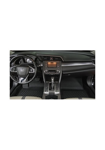 Sahler Honda Civic 2016-2021 Uyumlu 4.5d Premium Havuzlu Oto Paspas Ve Liner Marka 3d Bagaj Havuzu -