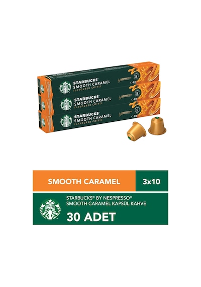 Starbucks By Nespresso Caramel Kapsül Kahve 3 X 10 Adet Kapsül Kahve