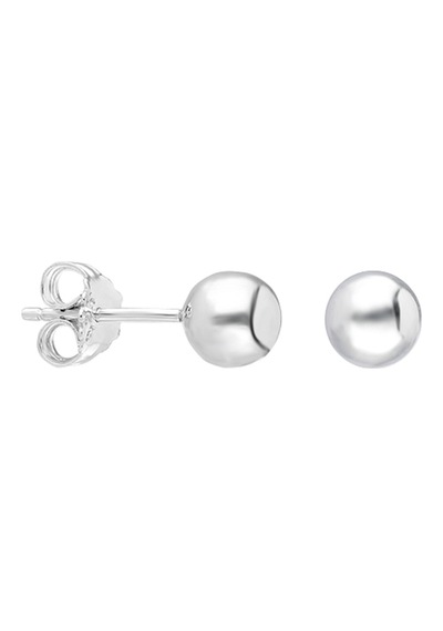 Glorria Glorria Gümüş 4 Mm Top Küpe