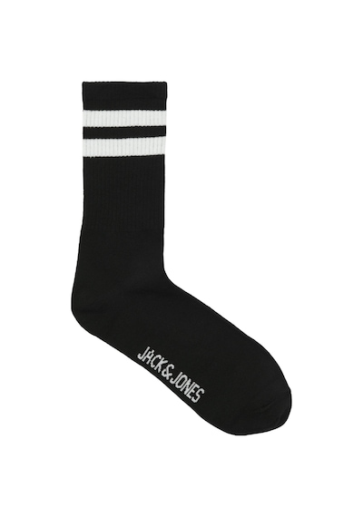 Jack & Jones Jactravıs Çizgili Tennıs Çorap 3'lü 12260082 beyaz